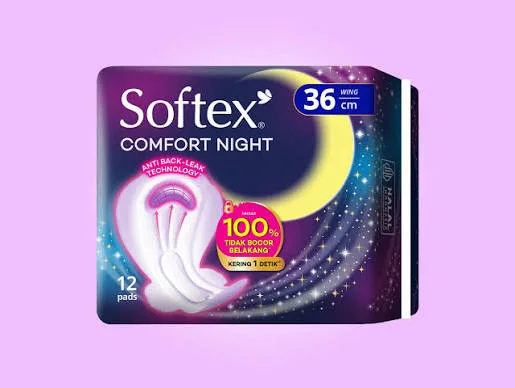 SOFTEX COMFORT NIGHT 36CM 12P