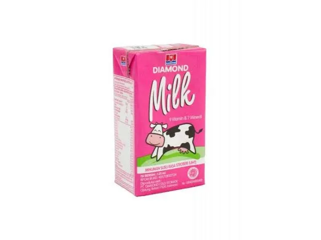 DIAMOND MILK STROBERI 125ML