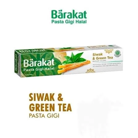 PASTA GIGI BARAKAT SIWAK & GREEN TEA 75G
