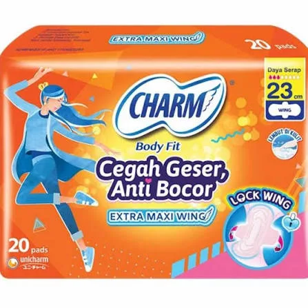 PEMBALUT CHARM E MAXI WING 20P