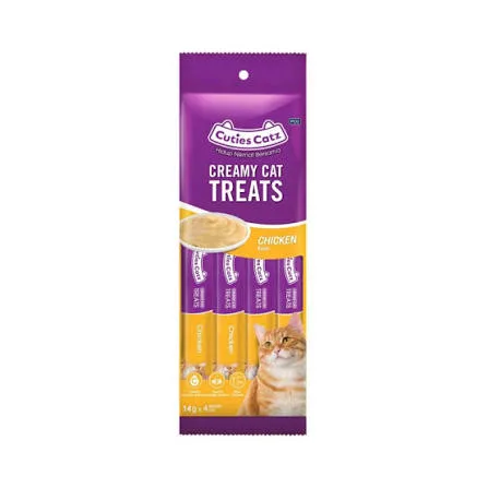 MAKANAN KUCING CUTIES CATZ CREAMY TREATS TUNA 56G