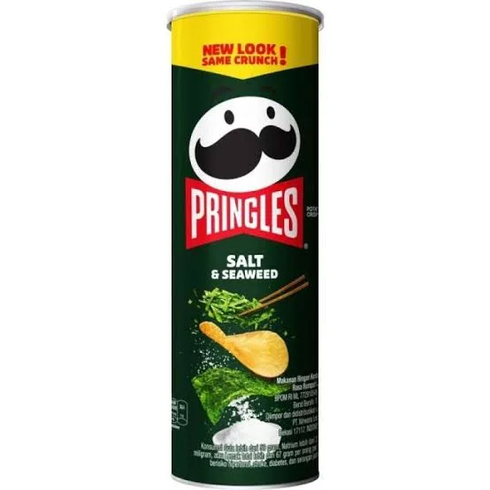 PRINGLES NORI SEAWEED BURST 102G