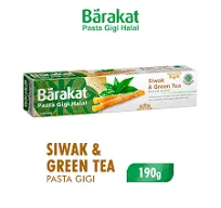 PASTA GIGI BARAKAT SIWAK & GREEN TEA 190G