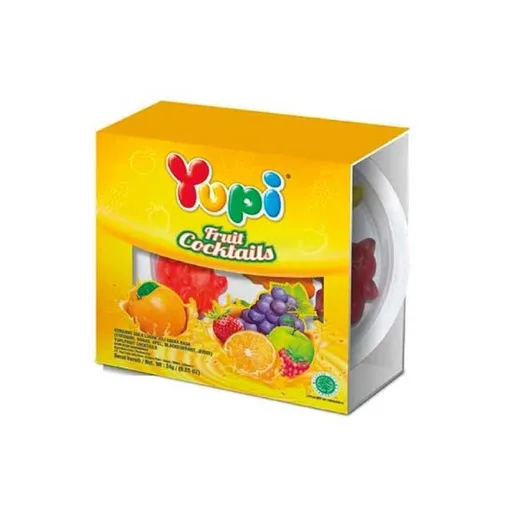 YUPI FRUIT COCKTAILS 24G