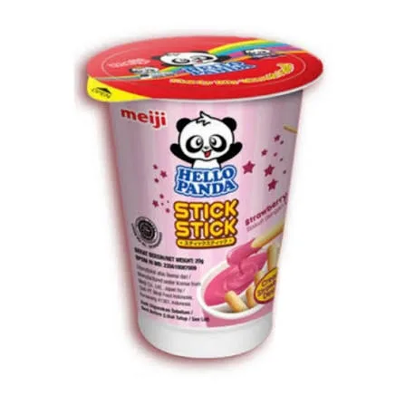 HELLO PANDA STICK STRAWBERRY 20G