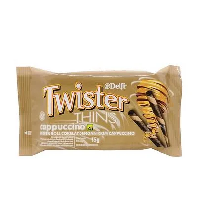 TWISTER THINS CAPPUCINO 15G