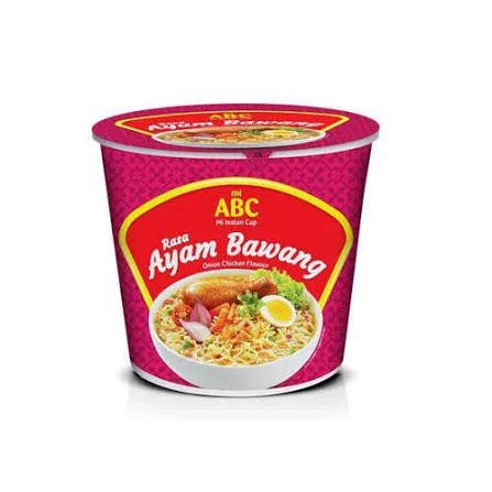 MIE CUP ABC AYAM BAWANG 60G