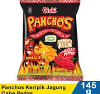 PANCHOS JAGUNG PEDAS 140G