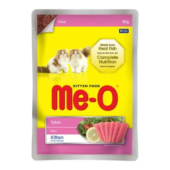 MAKANAN KUCING ME-O KITTEN TUNA 80G
