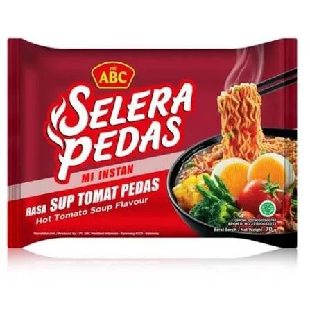 MI ABC SUP TOMAT PEDAS 70G