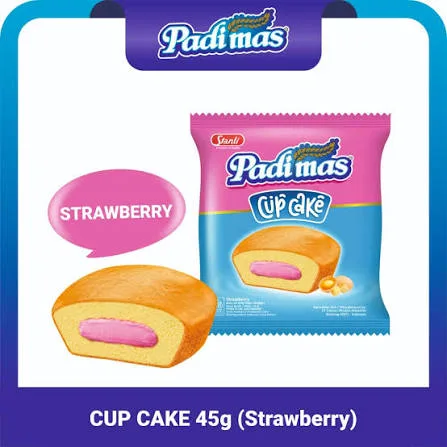 PADIMAS CUPCAKE STRAWBERY 45G