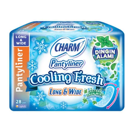 PANTYLINER CHARM COOLING LONG & WIDE 28P