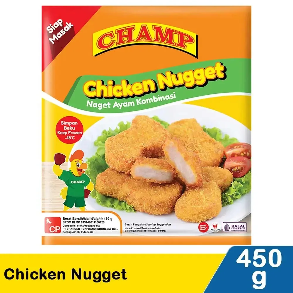 NUGGET CHAMP CHICKEN NUGGET 450GR