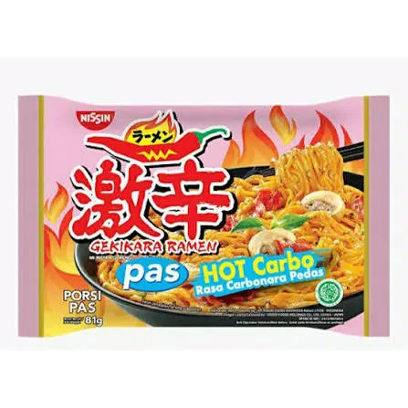NISSIN PAS CARBONARA PEDAS 81GR