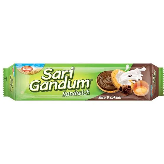 ROMA SARI GANDUM SANDWICH COKLAT 108G