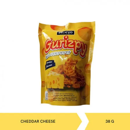 DELICYO GURIZPY CHEDDAR CHEESE 38G