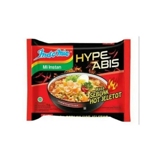 INDOMIE SEBLAK HOT JELETOT 75G