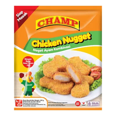 NUGGET CHAMP CHICKEN NUGGET 225GR