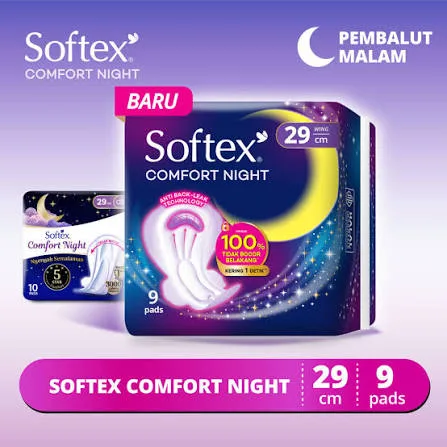 SOFTEX COMFORT NIGHT 29CM 9P