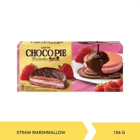WAFER CHOCO PIE MARSHMALLOW STRW 156G