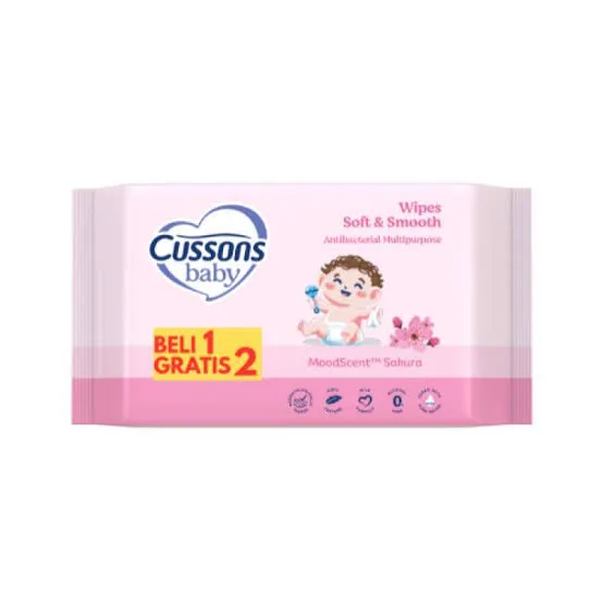 CUSSONS BABY WIPES SOFT&SMOOTH 45S