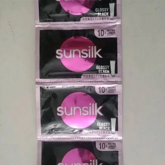 CONDITIONER SUNSILK GLOSSY BLACK 9ML