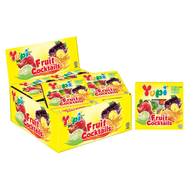 YUPI FRUIT COCKTAILS 24G