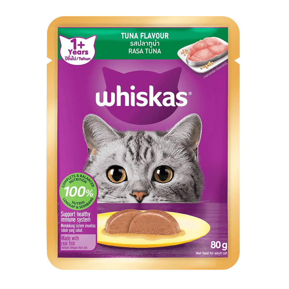 WHISKAS TUNA 80G